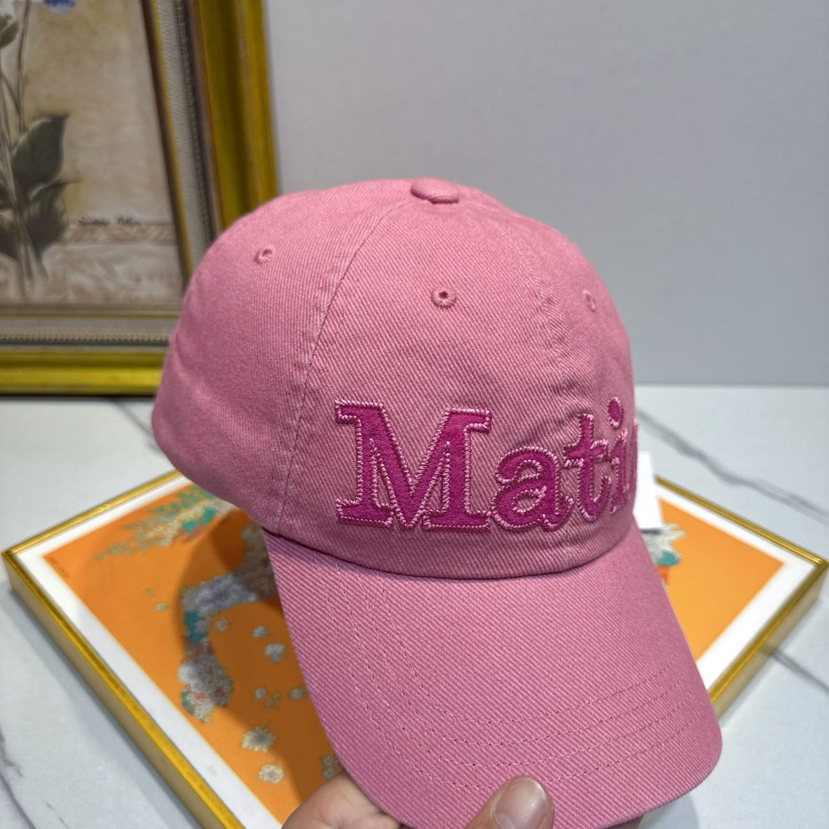 Matin Embroidered Baseball Cap - image 7