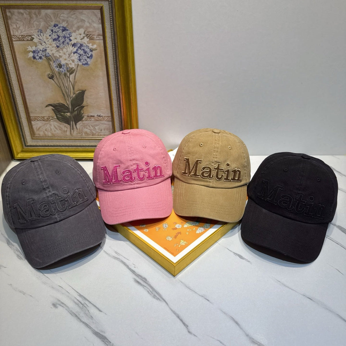 Matin Embroidered Baseball Cap - image 2