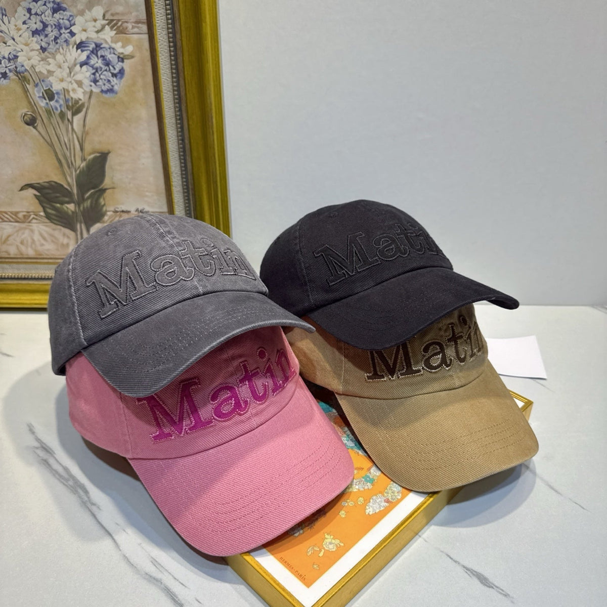Matin Embroidered Baseball Cap - image 3