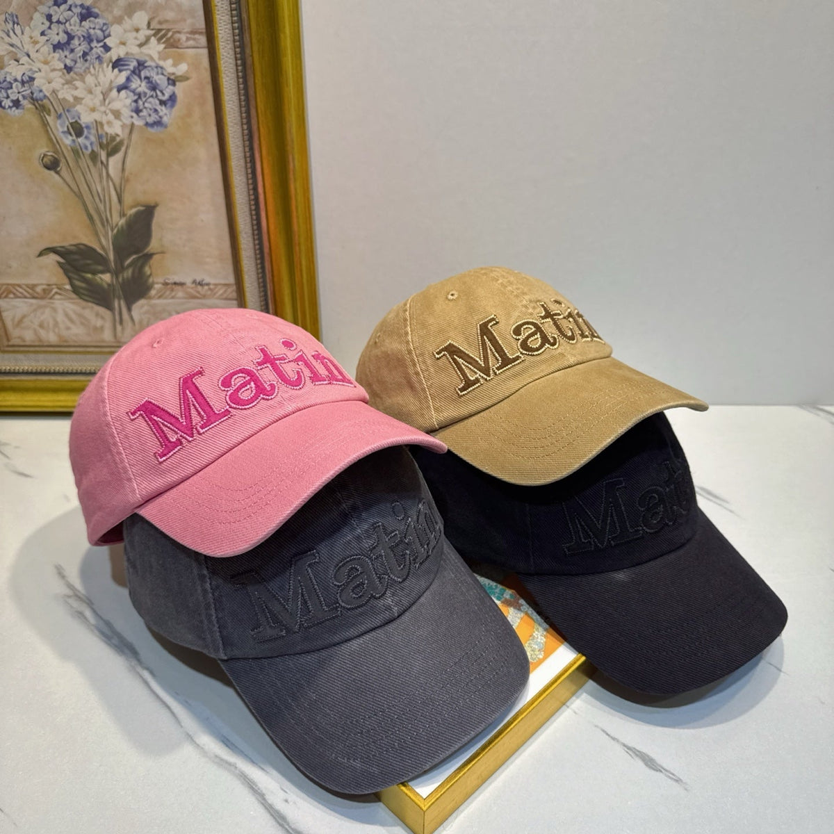 Matin Embroidered Baseball Cap - image 4