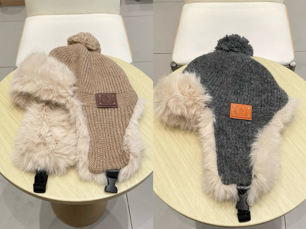 Moncler Plush Earflap Hat - image 5
