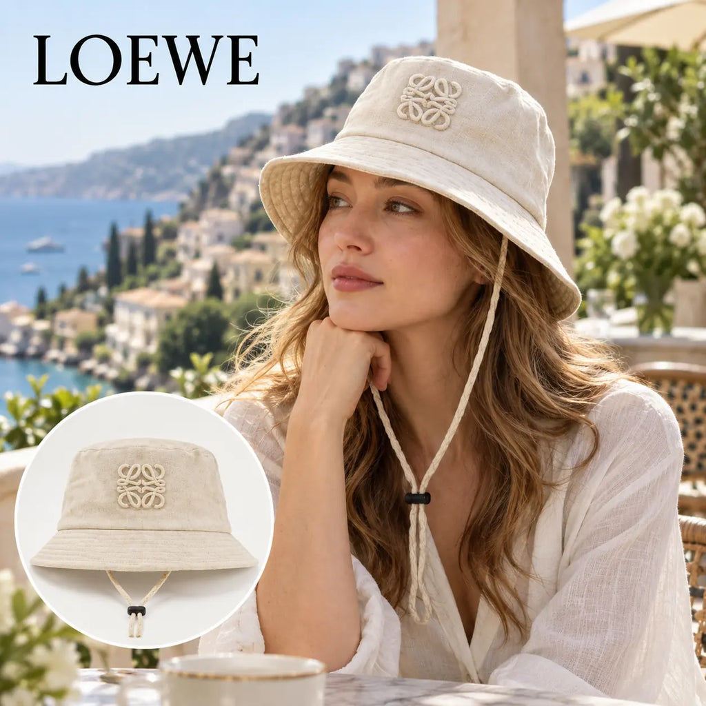 Loewe Bucket Hat worn by a model