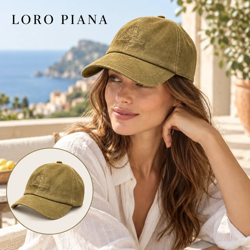 Loro Piana Corduroy Baseball Cap - image 1