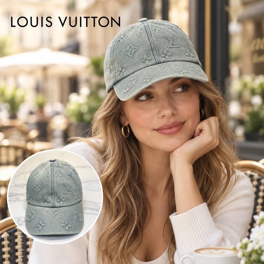 Louis Vuitton Denim Baseball Cap - image 1