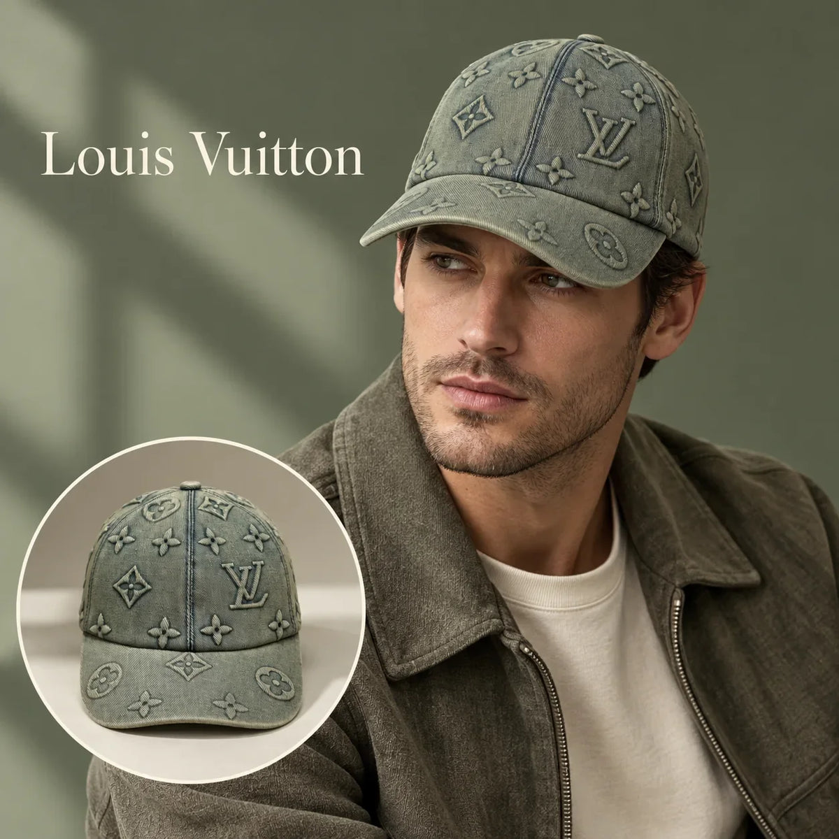 Louis Vuitton Denim Baseball Cap - image 1