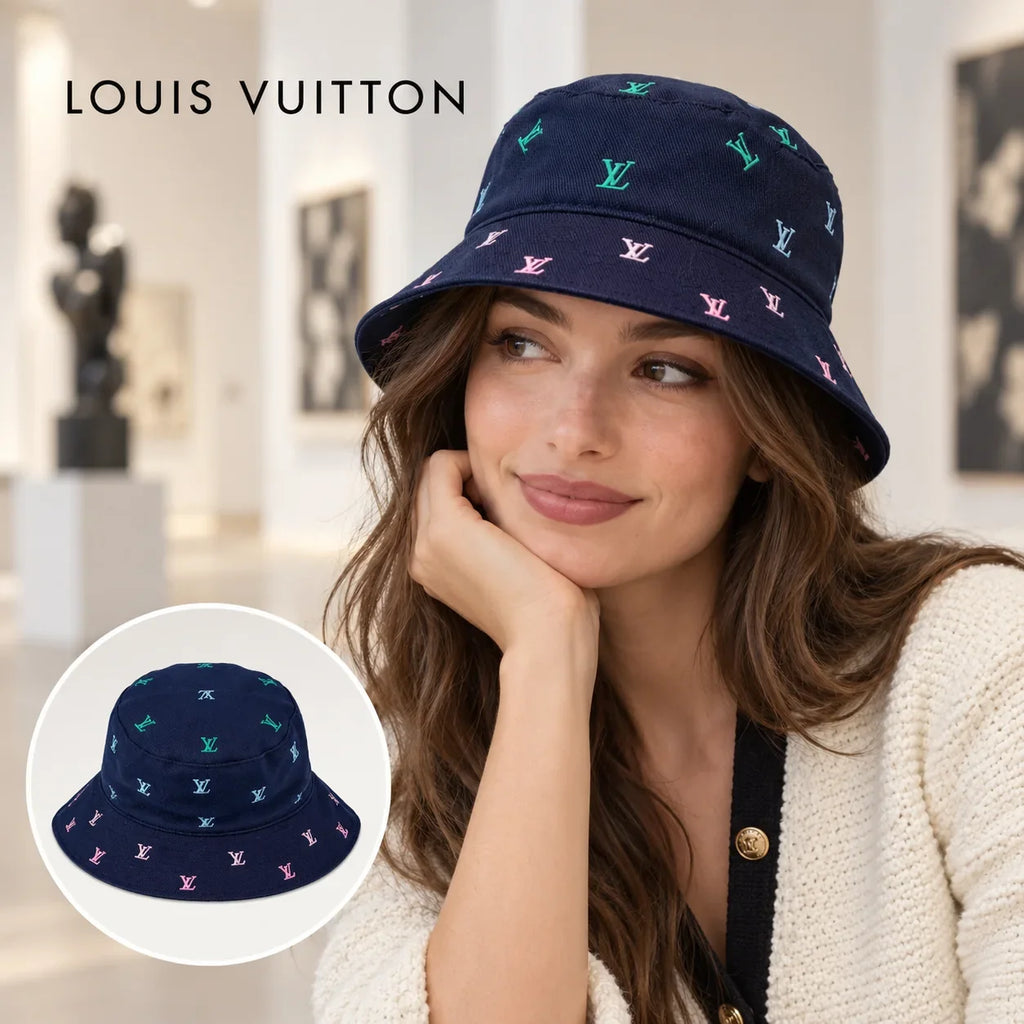 Louis Vuitton Embroidered Reversible Bucket Hat - image 1