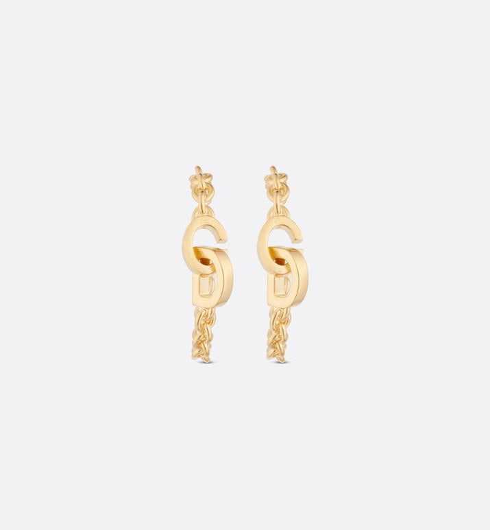 Dior Pearl-Look Beaded Hoop Earrings - product image 2