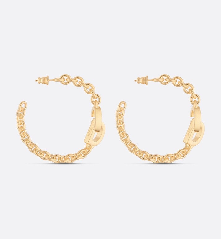 Dior Pearl-Look Beaded Hoop Earrings - product image 3