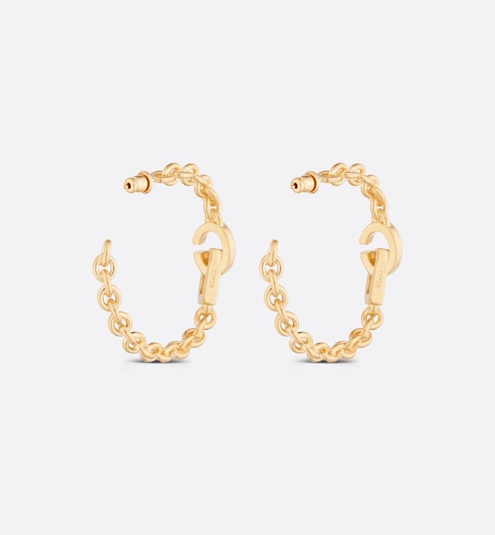 Dior Pearl-Look Beaded Hoop Earrings - product image 4