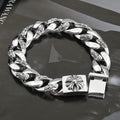 Chrome Hearts Heavy Curb Cross Clasp Bracelet - album image 1