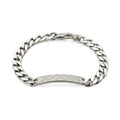 Gucci Silver-Tone Diamante Plaque Chain Bracelet - album image 1