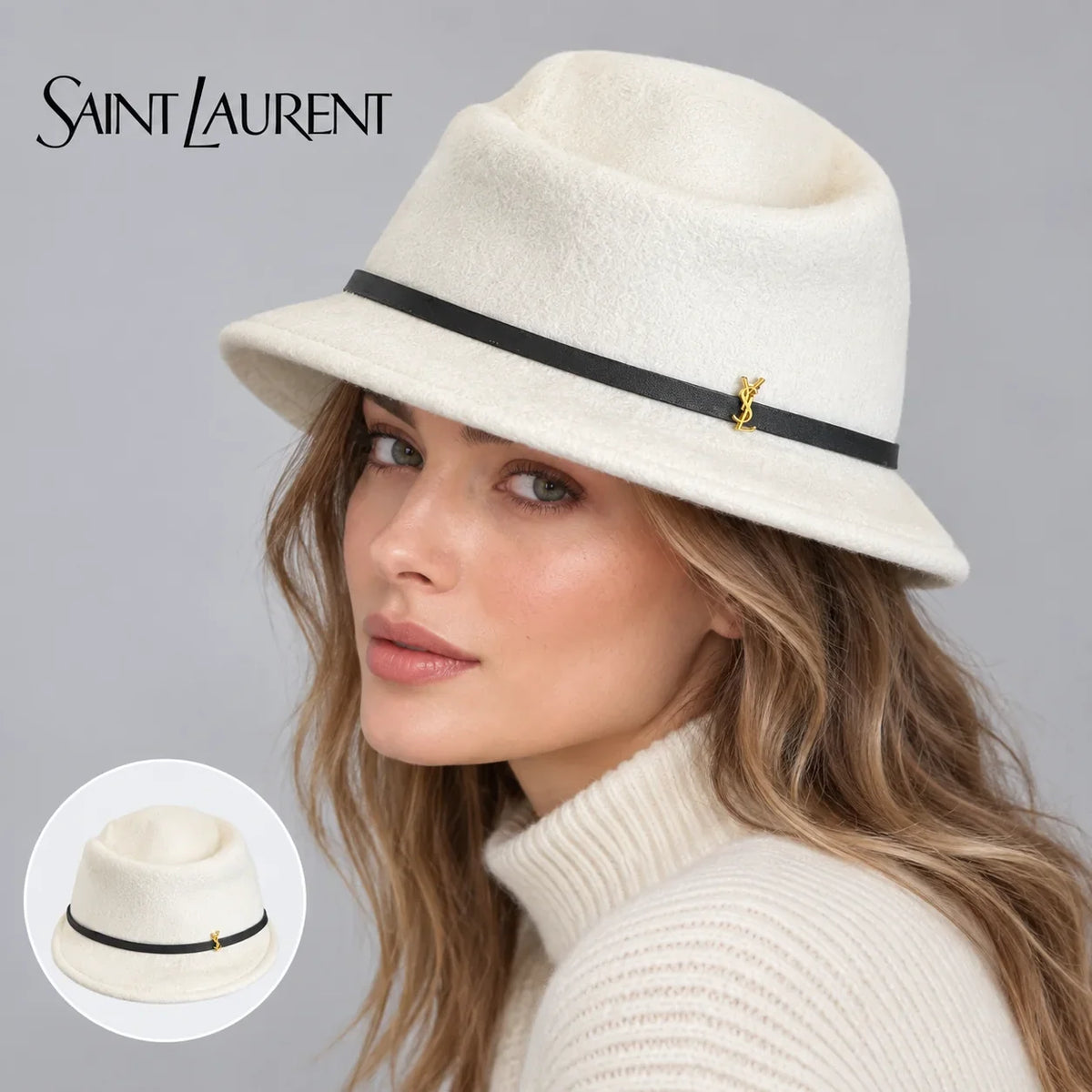 Saint Laurent Cashmere Hat - image 1