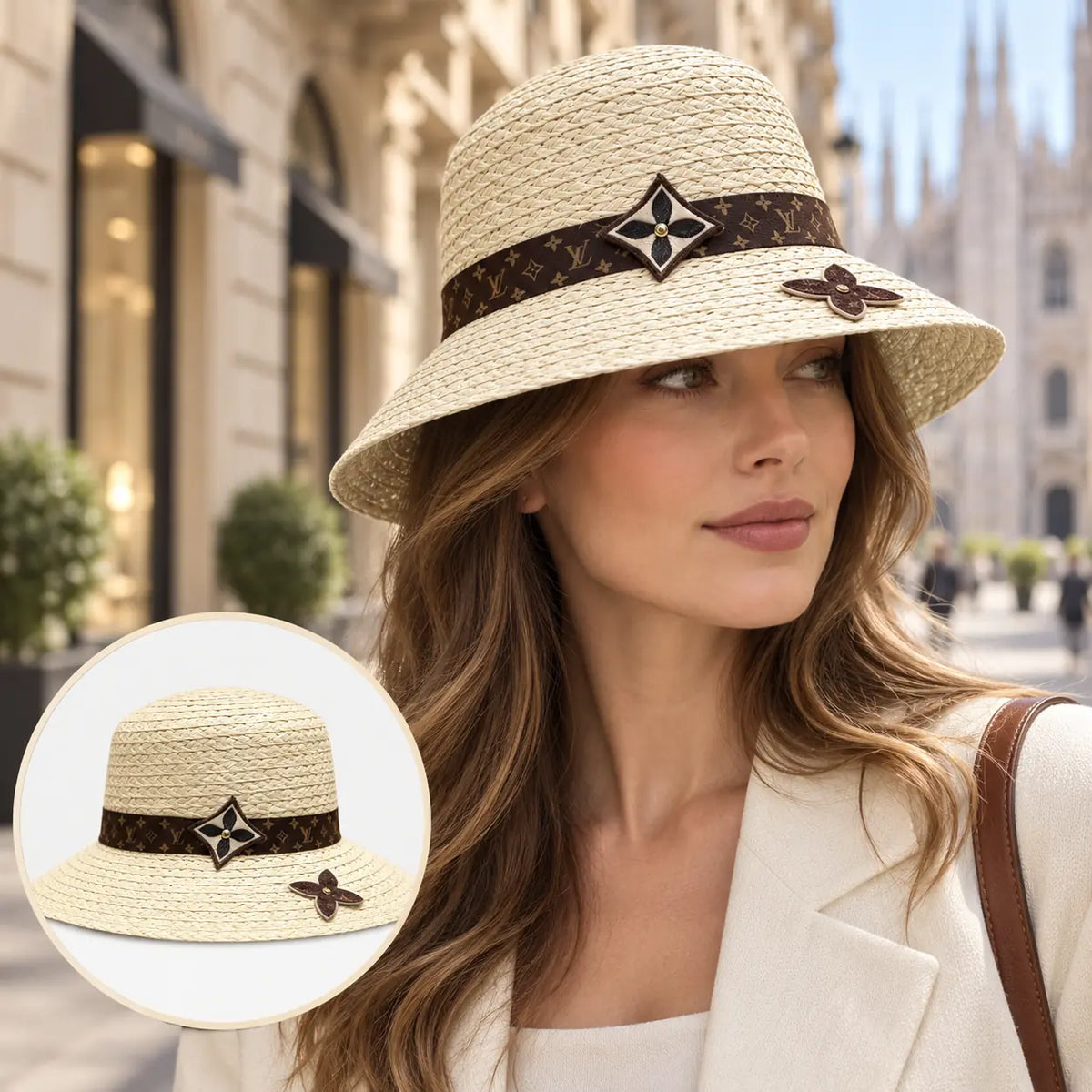 Independent Bucket Hat worn by a model